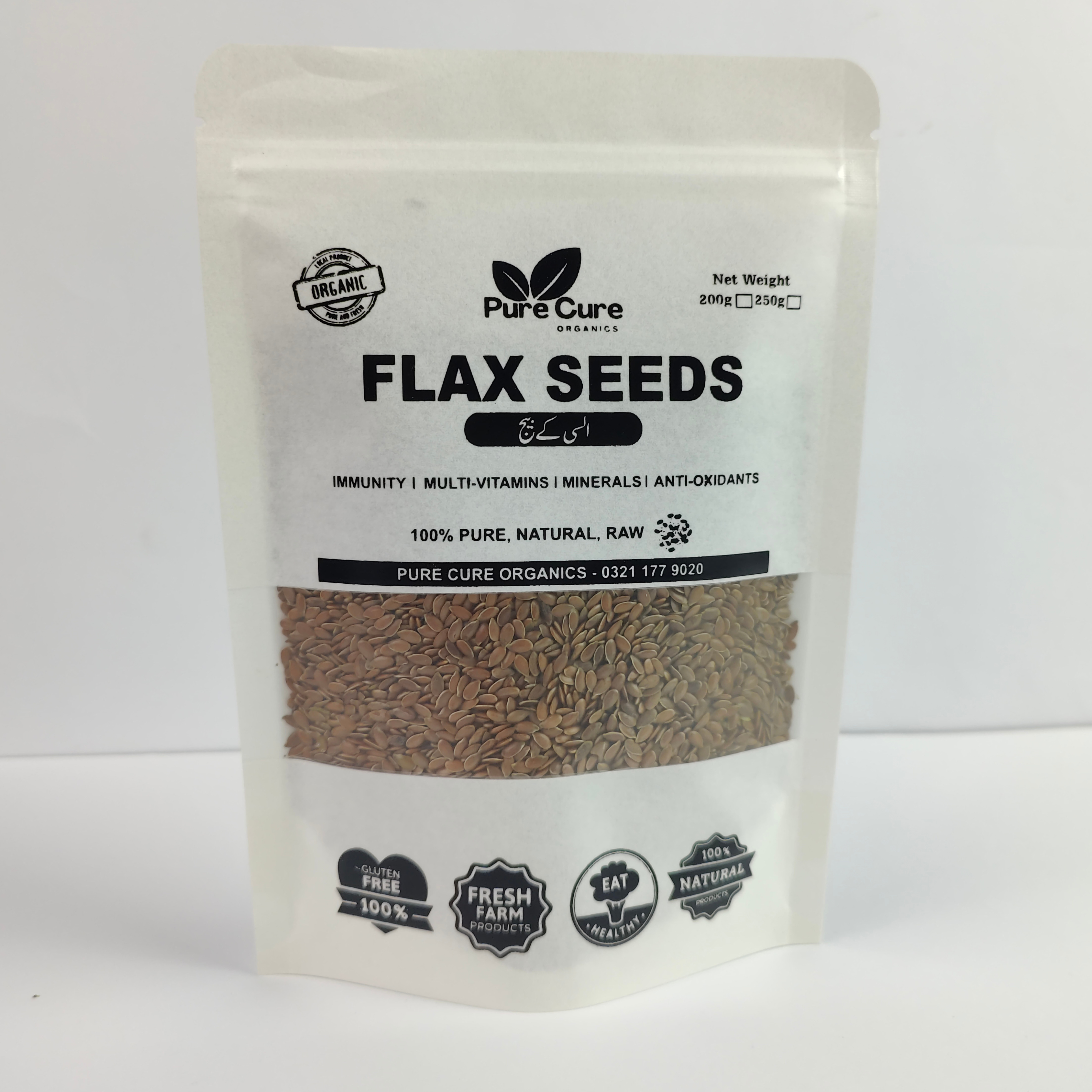 Pure Cure Organics Flax seeds